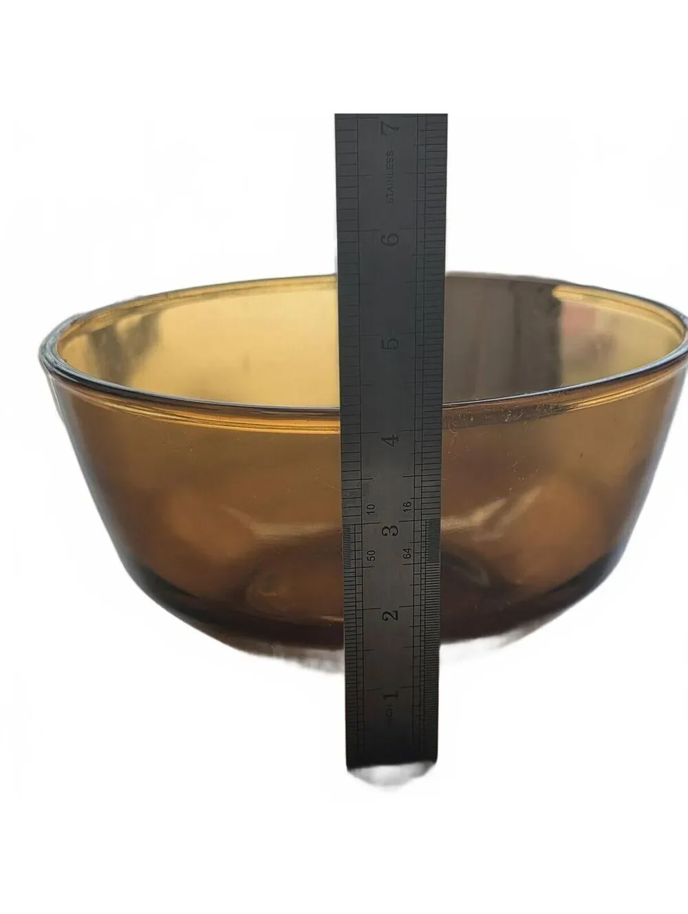Vtg Anchor Hocking Fire King Harvest Amber 1.5Qt Mixing Bowl